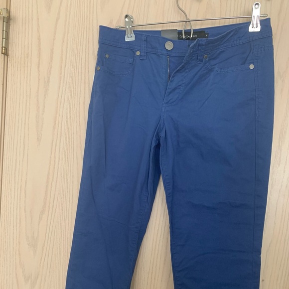 Calvin Klein skinny crop jeans royal blue color size 6 NWT - Picture 5 of 6